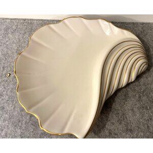 Lenox Sea Shell Shaped Porcelain Plate  # 2356